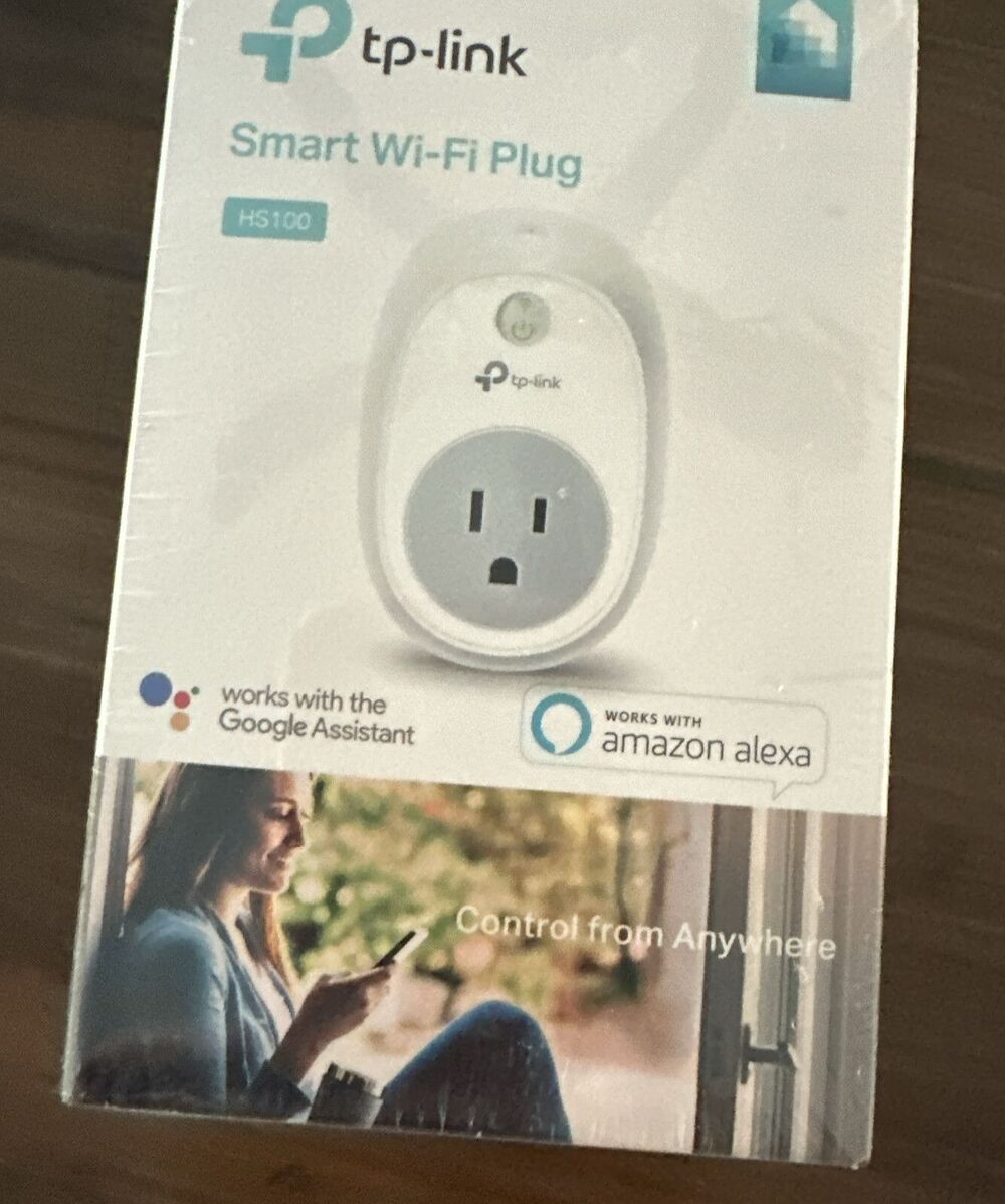TP-LINK Kasa HS100 Smart Wi-Fi Plug - Google, Alexa, Samsung, Apple, Nest